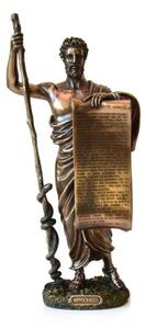 Statueta rasina si bronz, Hipocrat-cadou pentru doctori/farmacisti