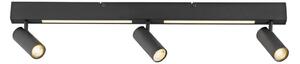 Schöner Wohnen 11794-18 - Spot LED DANTE 3xGU10/10W+LED/14,4W negru