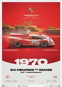 Imprimare de artă Porsche 917 KH - 24h Le Mans - 100th Anniversary - 1970, Automobilist