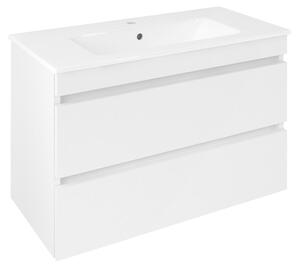 Sapho Sapho, dulap lavoar EZARA 78x54x39cm, alb lucios, EZ792-3030