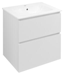 Sapho Sapho, dulap lavoar EZARA 59,2x64x46cm, alb lucios, EZ601-3030
