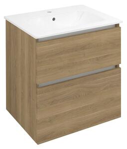 Sapho Sapho, dulap lavoar EZARA 59,2x64x46cm, stejar cuneo, EZ601-2525