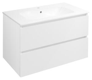 Sapho Sapho, dulap lavoar EZARA 79,8x52x46cm, alb lucios, EZ801-3030