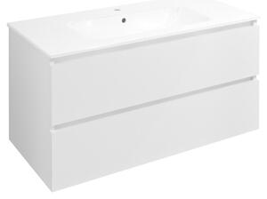 Sapho Sapho, dulap lavoar EZARA 99,8x52x46cm, alb lucios, EZ101-3030