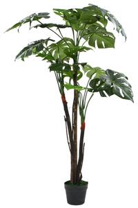 Plantă artificială Monstera cu ghiveci, 130 cm, verde