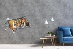 Autocolant de perete gaură 3D tigru bengalez