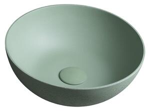Sapho Sapho, lavoar de blat din beton FORMIGO, diametru 39cm, verde mat, FG323