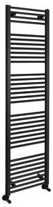 Aqualine Aqualine, radiator DIRECT cu racord lateral 450x1680 mm, negru mat, ILR64B