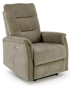 Fotoliu recliner Houston 1782, Măslin deschis, Tapiterie, 105x80x90cm, 39.6 kg
