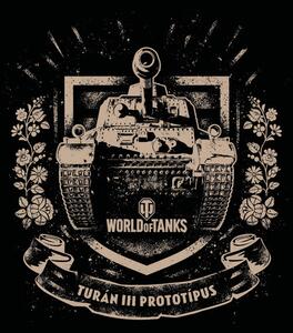 Ilustrație World of Tanks - Turán III Prototípus