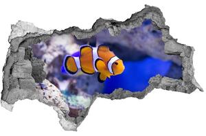 Autocolant gaură 3D Clown recif de corali