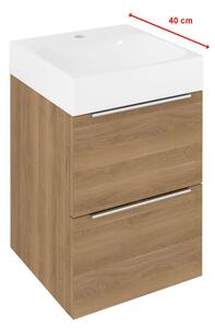 Sapho Sapho, Dulap lavoar EMONA 39.4x55x39cm, stejar cuneo, EM040-2525