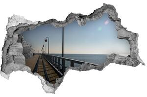 Autocolant de perete gaură 3D Pier în Gdynia