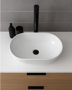 Erga Della, lavoar de blat 475x340x140 mm, alb lucios, ERG-V03-DELLA48-WH