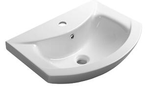 Aqualine Lavoar ceramic Aqualine, ZERO, alb, 55x43.5cm, 6055