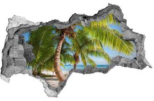 Autocolant autoadeziv gaură plaja tropicala