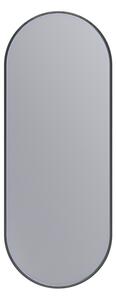 Erga Oval, oglindă ovală 35x90cm, ramă neagră, ERG-V01-OVAL-3590-BK