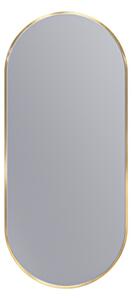 Erga Oval, oglinda ovala 40x90cm, rama aurie, ERG-V01-OVAL-4090-GD