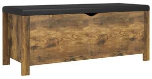 Cutie depozitare pernă stejar sonoma 105x40x45cm lemn prelucrat