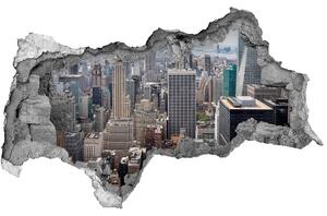Fototapet 3D gaură în perete New York