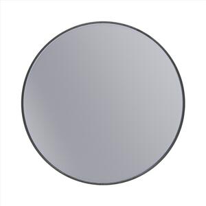 Erga Round, oglindă rotundă 60cm, ramă neagră, ERG-V01-ROUND-6060-BK