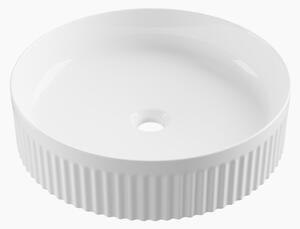 Gamma Frezja, lavoar rotund de blat 425x425x105 mm, alb lucios, GMA-UC-FREZJAOK