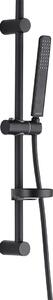 Kuchinox ARES, coloană de duș cu set de duș manual 70cm, negru mat, LAV-NKS_71A1