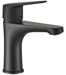 Kuchinox SAGRA, baterie lavoar cu dop de scurgere ClickClack, negru mat, LAV-BQR_722D