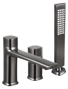 Laveo Tores, baterie pentru cada cu 3 orificii, grafit, LAV-BVT_913D