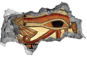 Autocolant de perete gaură 3D ochi egiptean