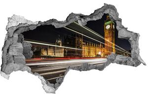 Autocolant de perete gaură 3D Big Ben, Londra