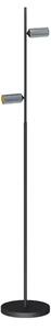 Decor F2 LED Lampadar Double Dim. Negru/Mat Alu - Antidark