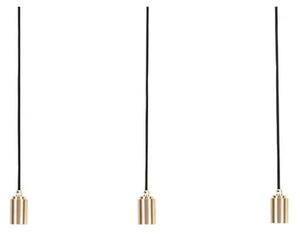 Linear Triple Lustră Pendul Brass - Tala