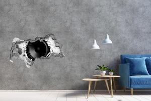 Fototapet 3D gaură în perete vorbitor