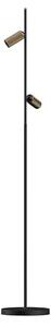 Decor F2 LED Lampadar Double Dim. Negru/Alamă - Antidark