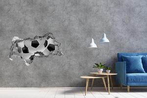 Autocolant 3D gaura cu priveliște Fotbal