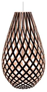 Koura Lustră Pendul H120 1 Lateral Negru - David Trubridge