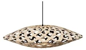 Flax Lustră Pendul Ø80 Black 1 Side - David Trubridge