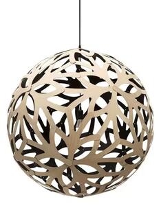 Floral Lustră Pendul Ø60 Black 1 Side - David Trubridge