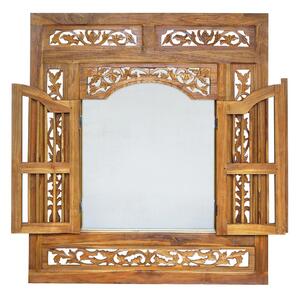 Oglinda cu rama din lemn cu 2 usi SEADRIFT, 80 x 5 x 90 cm