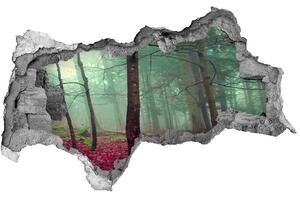 Fototapet 3D gaură în perete Frunze de toamna