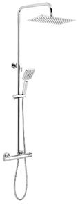 Novaservis Metalia 54 - Set de duș cu termostat, 30x20 cm, 3 jeturi, crom SET034/TER,0