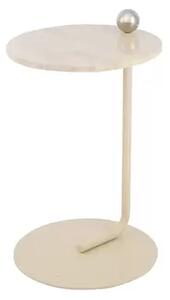 Castellum Masă Laterală Ø40xH60 Deschis Nisip/Travertine - AYTM