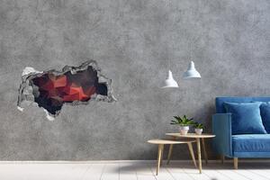 Autocolant un zid spart cu priveliște abstract