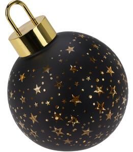 Crăciun LED ornament Xmas Ball negru, diametru 15cm