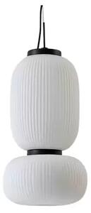 Lucya 2 LED Lustră Pendul Negru/Alb - Lucande