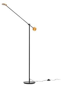 Adomas LED Lampadar Black/Gold - Lucande