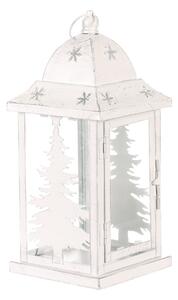 Felinar din metal Conifer, alb, 31 cm