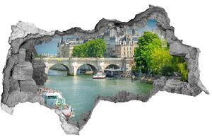 Autocolant gaură 3D Seine din Paris