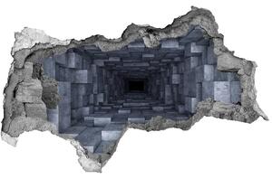 Fototapet 3D gaură în perete Tunel